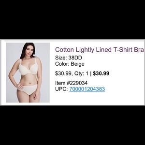 Lane Bryant Bra NWOT
